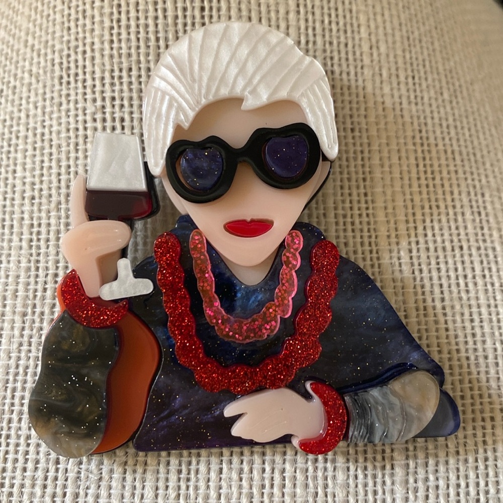 Iris Apfel Inspired Brooch